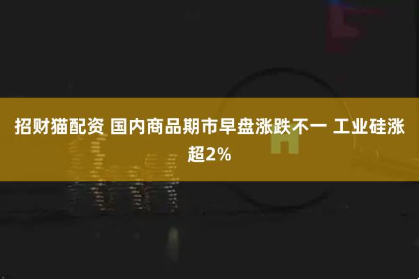 招财猫配资 国内商品期市早盘涨跌不一 工业硅涨超2%